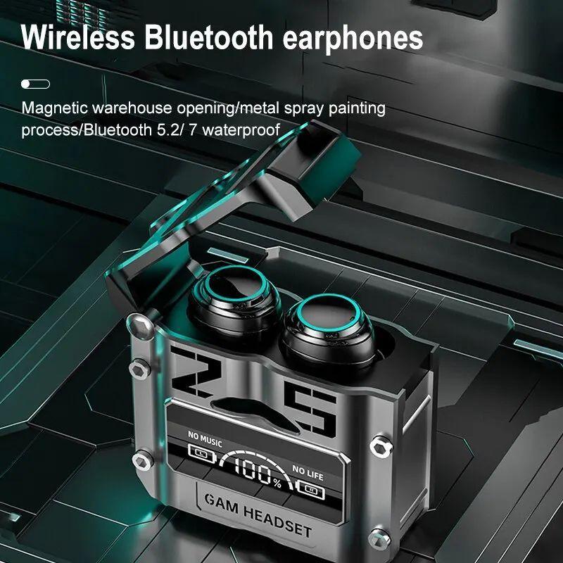 M25 Wireless Earphones Cool Mechanical Bluetooth Headset