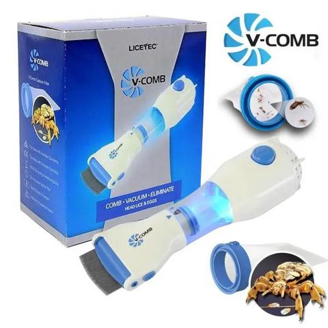 Licetec V-Comb Electric Lice Comb - Detects and Prevents Infestations